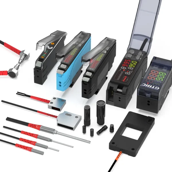 Analog output Fiber Amplifier Sensor-5